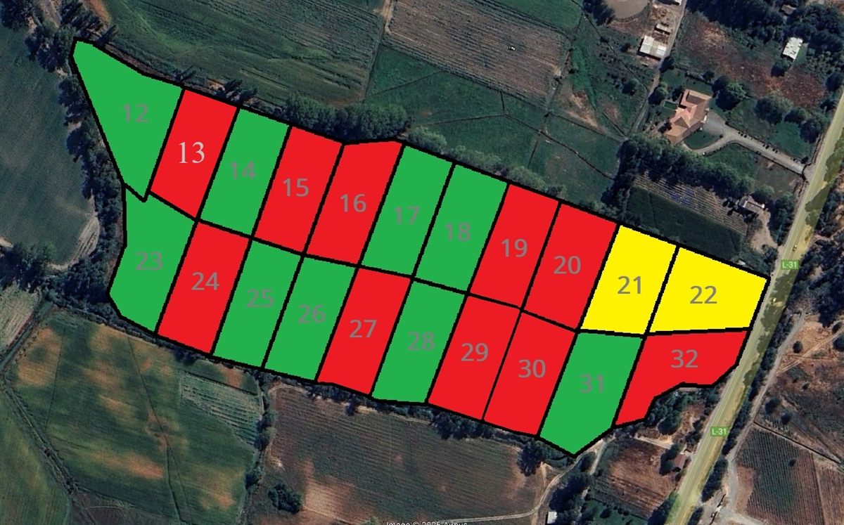 Plano de Loteo Los Batros